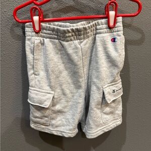 Champion Kids Light Gray Cargo Shorts